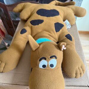 Scooby Doo 1998 36” Flat Laying Jumbo Plush Pillow Cartoon Network Vintage